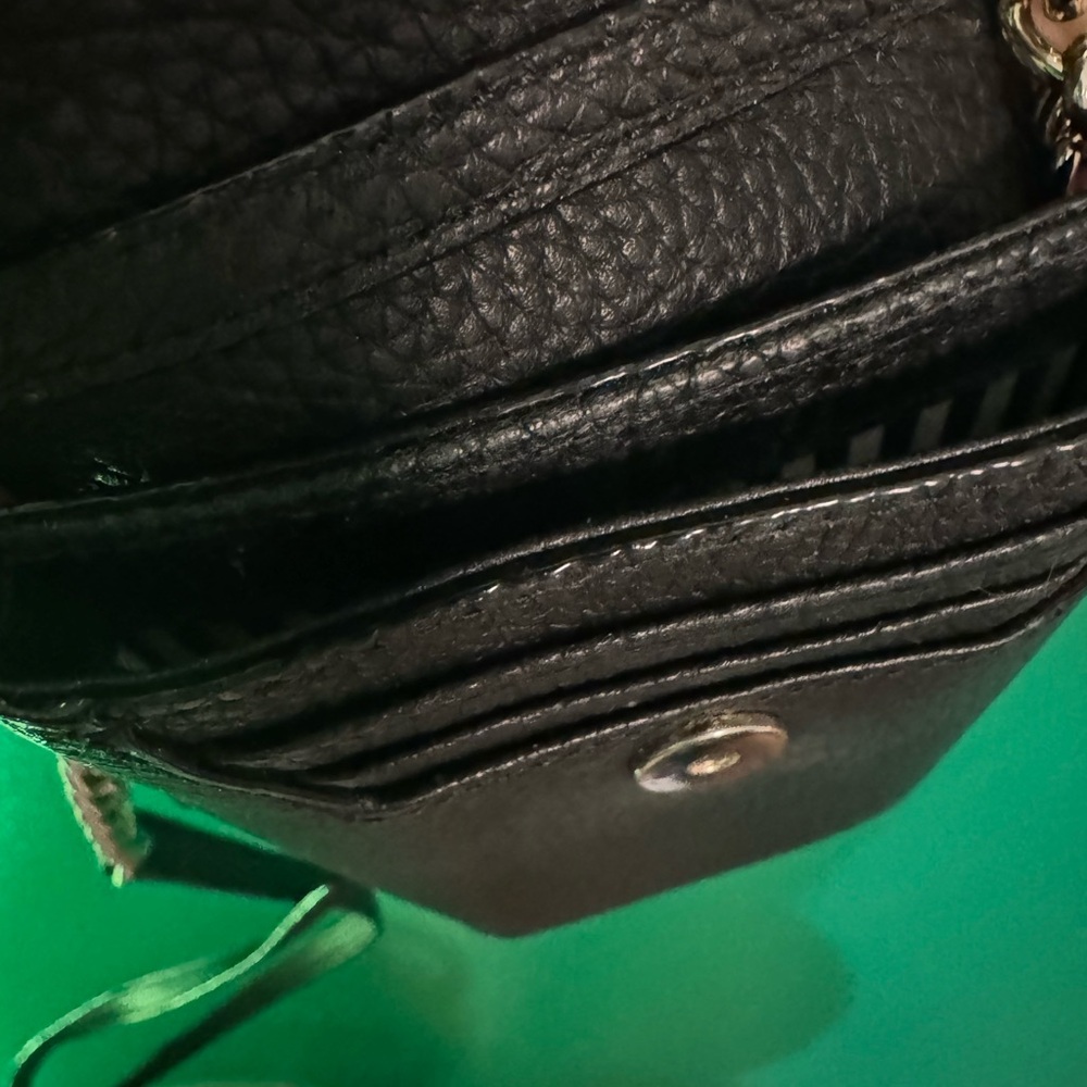 Kate Spade Black Leather Phone Wallet Crossbody Bag - Picture 7 of 7